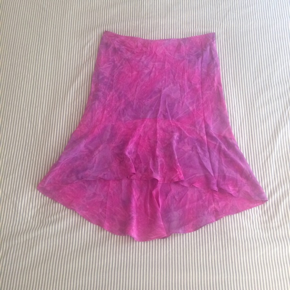 Fuchsia Tie-Dye Skirt - Picture 3 of 4